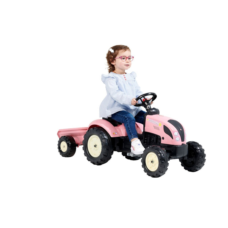 Afbeelding laden in galerijviewer, Falk tractor country farmer set pink 2+