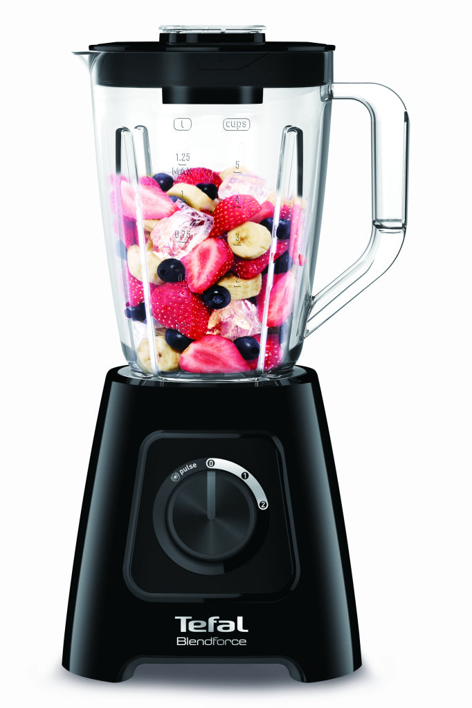 Afbeelding laden in galerijviewer, Tefal blendforce ii bl4208 - blender - 1.25l - 600w - kunststof kom - voor smoothies en soepen