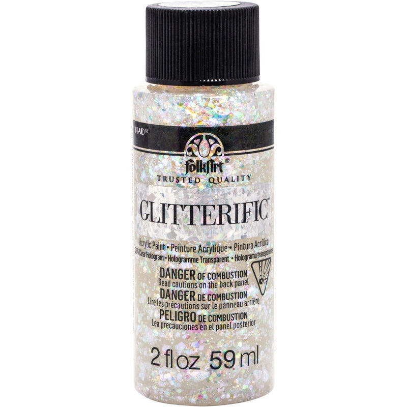 Afbeelding laden in galerijviewer, Folkart • glitterific colors clear hologram 59ml