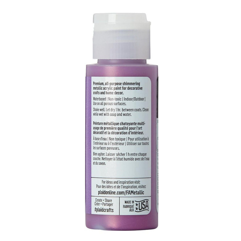 Afbeelding laden in galerijviewer, Folkart • metallic acrylic paint plum 59ml