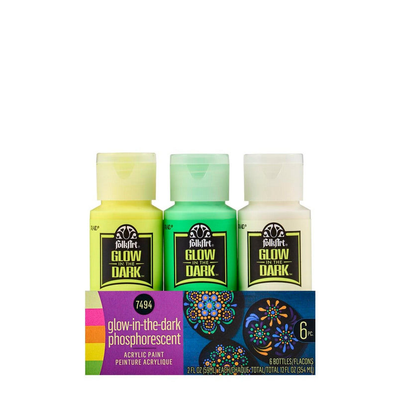 Afbeelding laden in galerijviewer, Folkart • paint sets glow 6x