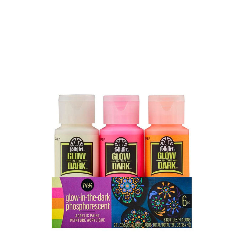 Afbeelding laden in galerijviewer, Folkart • paint sets glow 6x