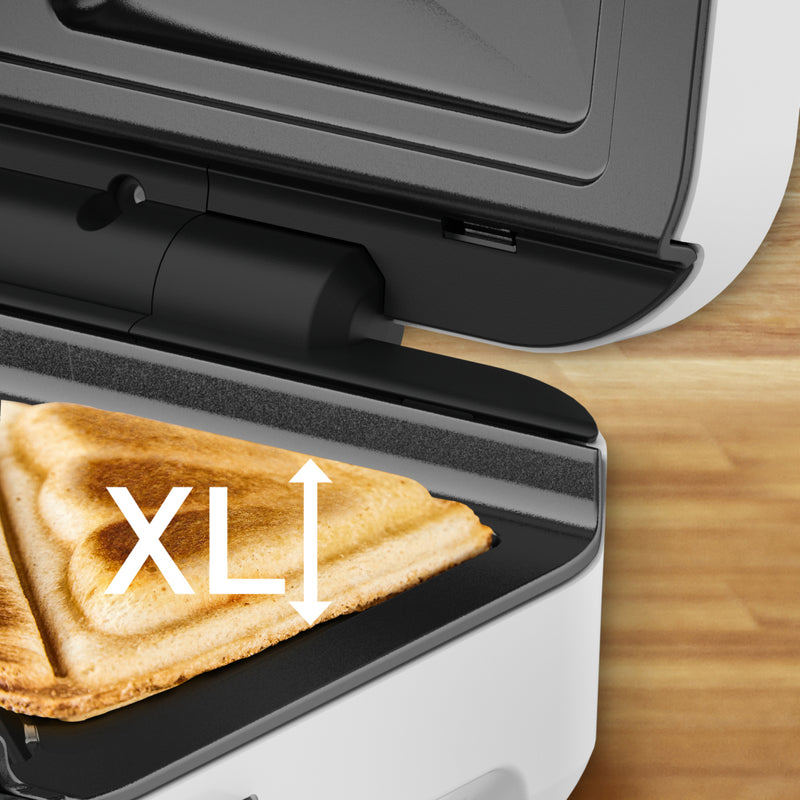 Afbeelding laden in galerijviewer, Tefal sw7011 snack xl sandwichmaker zilver wit