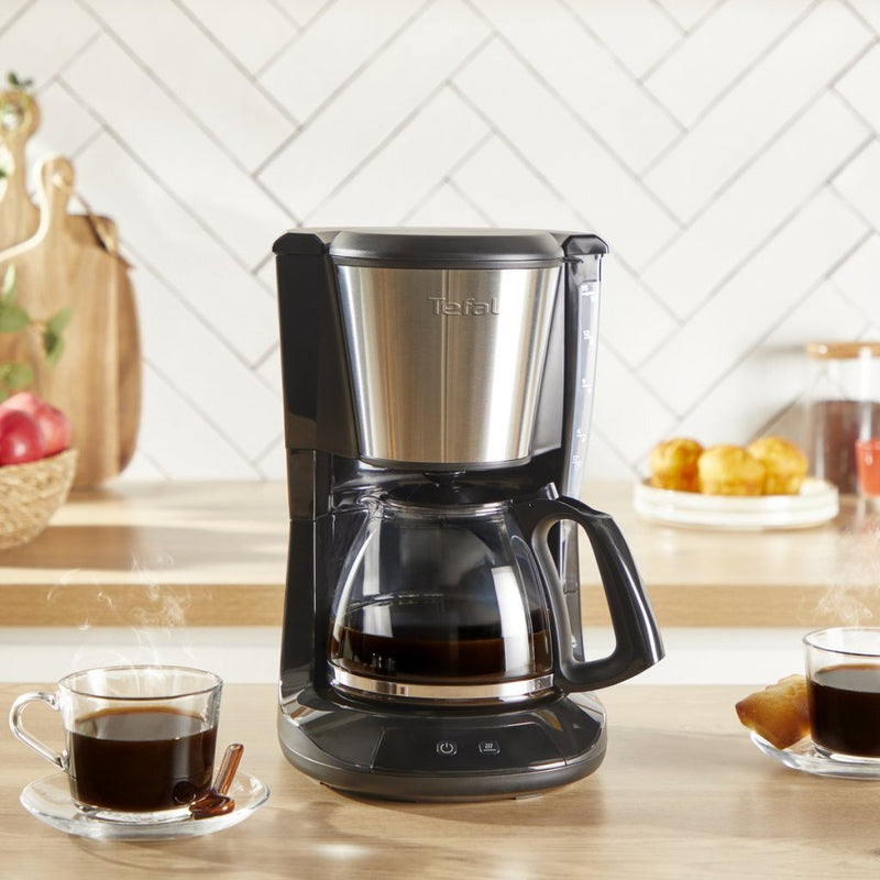 Afbeelding laden in galerijviewer, Tefal subito rvs filterkoffiezetapparaat 1,25l 15-kops 1000w