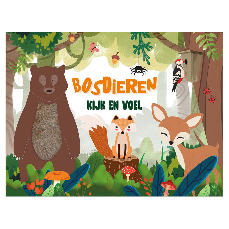 Afbeelding laden in galerijviewer, Kijk en voel - bosdieren