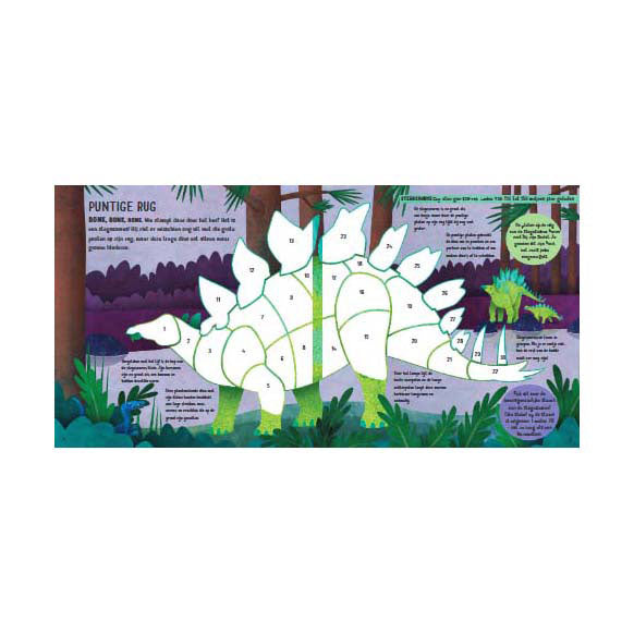 Afbeelding laden in galerijviewer, Lantaarn publishers stickers plakken op nummer - dino's