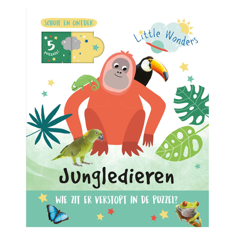 Afbeelding laden in galerijviewer, Rebo publishers jungledieren schuif en ontdek