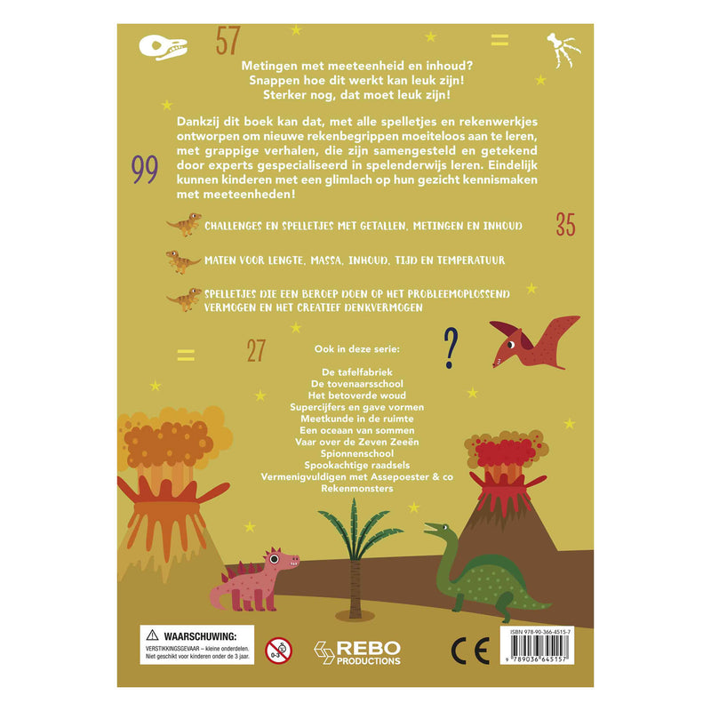Afbeelding laden in galerijviewer, Rebo publishers meten met de dino's - wiskid