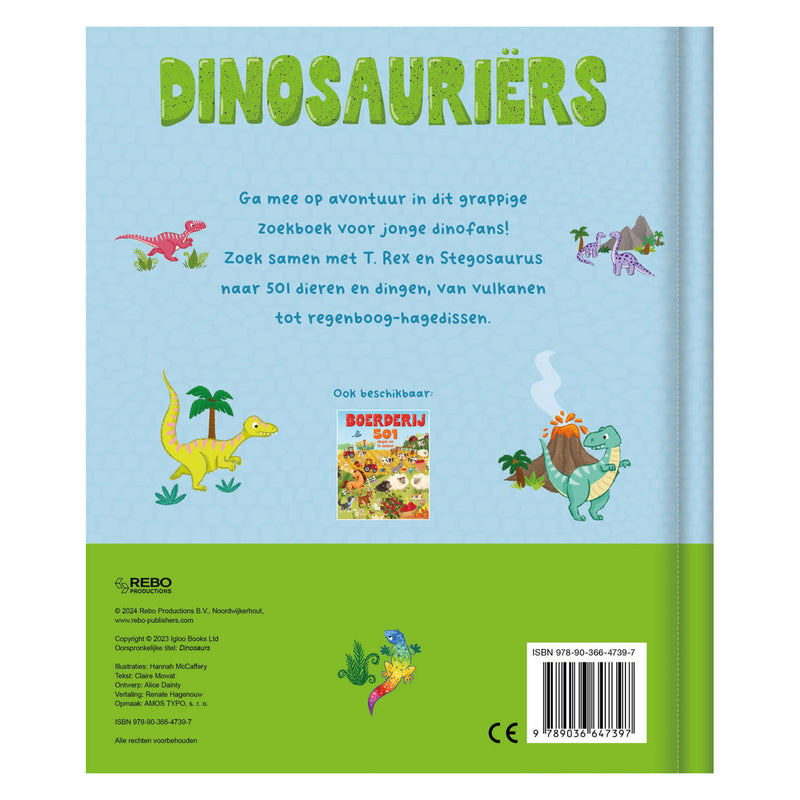 Afbeelding laden in galerijviewer, Rebo publishers dinosauriers - 501 dingen zoeken!