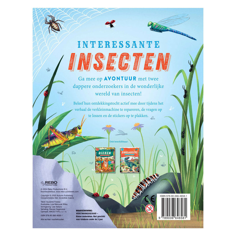 Afbeelding laden in galerijviewer, Rebo publishers interessante insecten-stickers