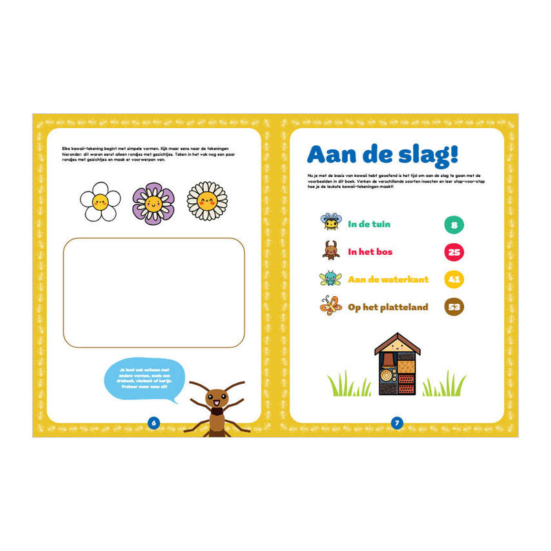 Afbeelding laden in galerijviewer, Rebo publishers kawaii tekenen - insecten