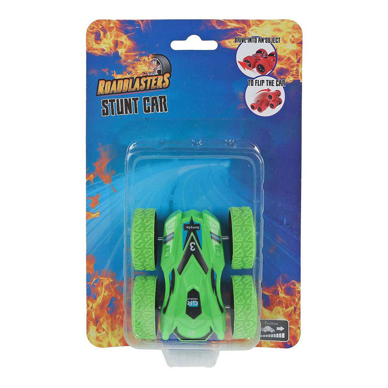 Afbeelding laden in galerijviewer, Roadblasters stuntauto flip over 180 frictie 7,5cm