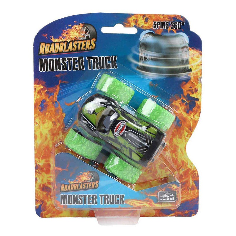 Afbeelding laden in galerijviewer, Roadblasters bigfoot spinning auto die-cast frictie