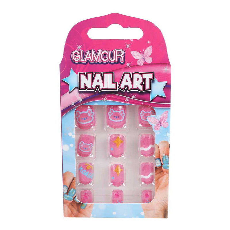 Afbeelding laden in galerijviewer, Glamour kunstnageltjes, 12st.
