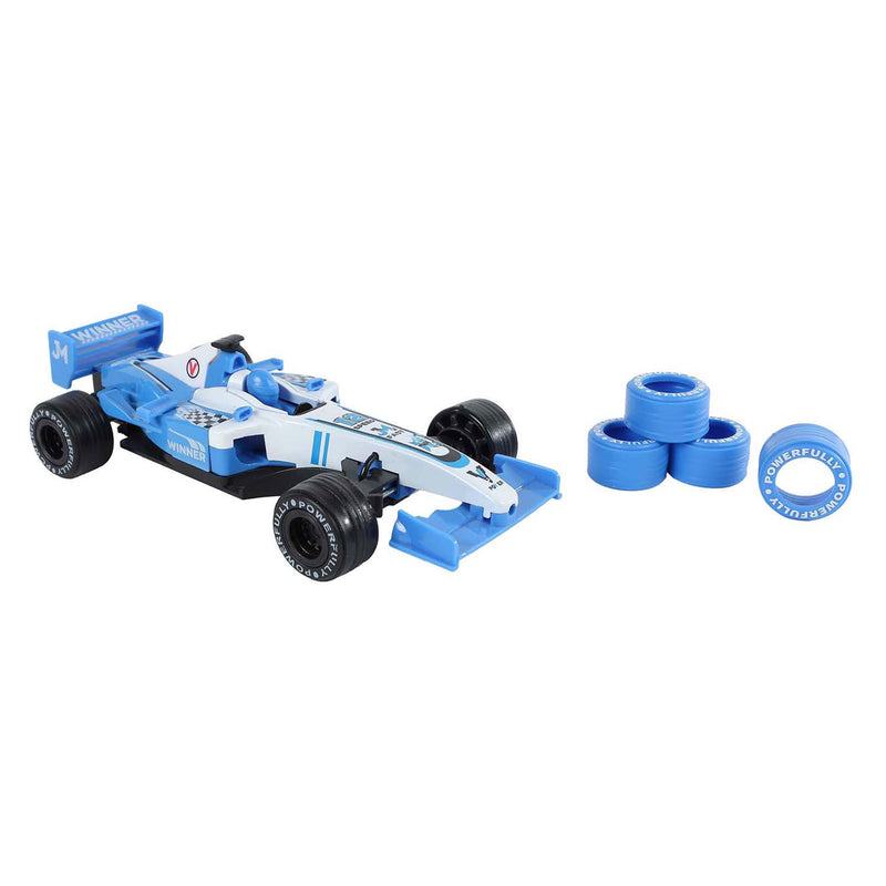 Afbeelding laden in galerijviewer, 2-play formule raceauto met extra banden pull back