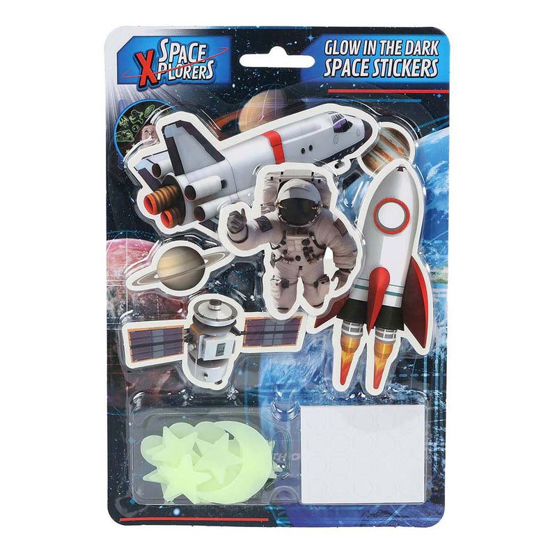 Afbeelding laden in galerijviewer, Space xplorers glow in the dark stickers - 21st.