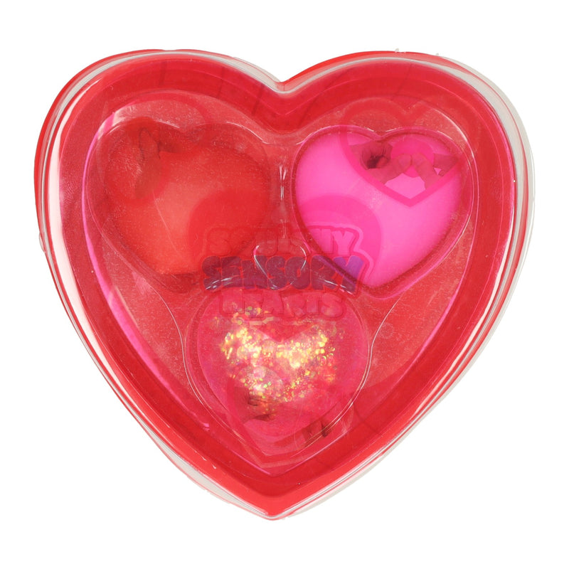Afbeelding laden in galerijviewer, Squishy sensorische hartjes 4cm - 3st.