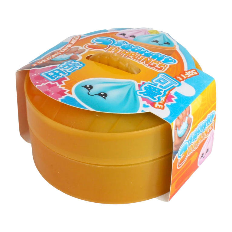 Afbeelding laden in galerijviewer, Kawaii fidget foam dumplings in stoommand 5cm - 3st.