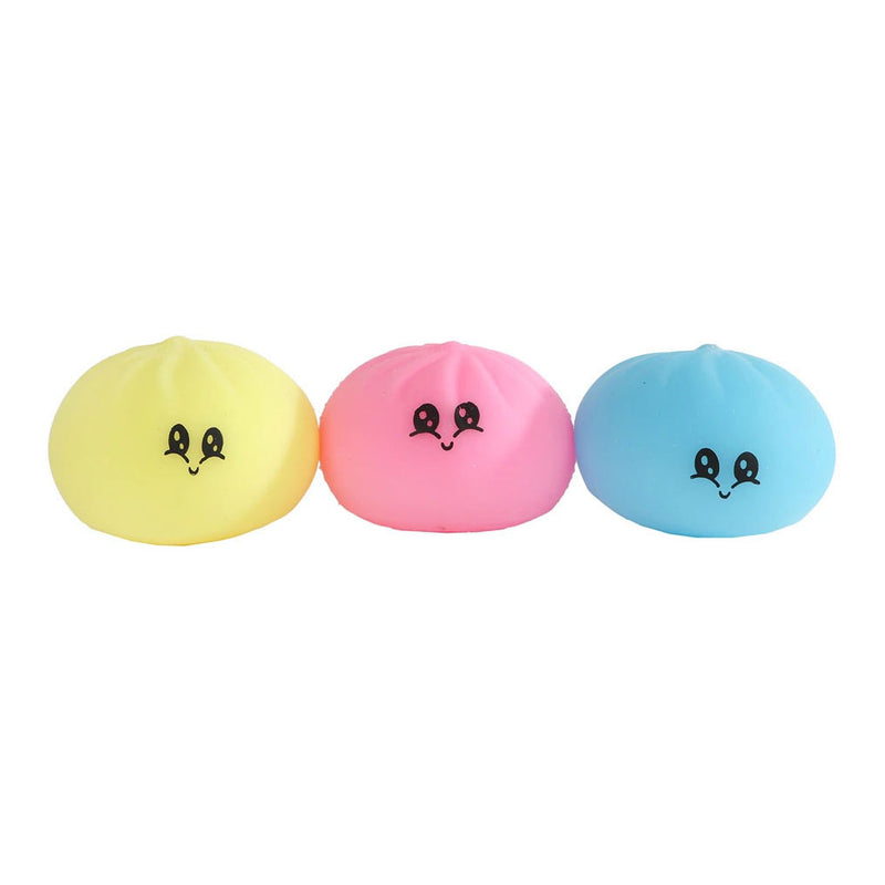 Afbeelding laden in galerijviewer, Kawaii fidget foam dumplings in stoommand 5cm - 3st.