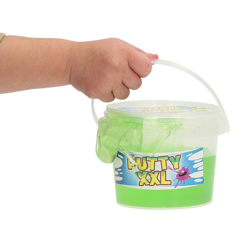 Afbeelding laden in galerijviewer, Van manen slijmemmer putty xxl glitter junior 350 gram blauw