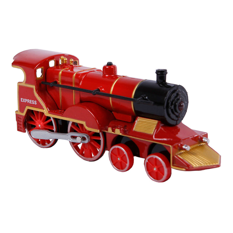 Afbeelding laden in galerijviewer, 2-play locomotief met licht en geluid pull-back 14 cm zwart