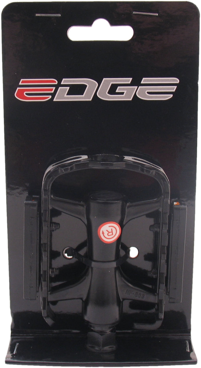 Afbeelding laden in galerijviewer, Edge Pedaalset MTB Low Profile met polish zijkant aluminium zwart