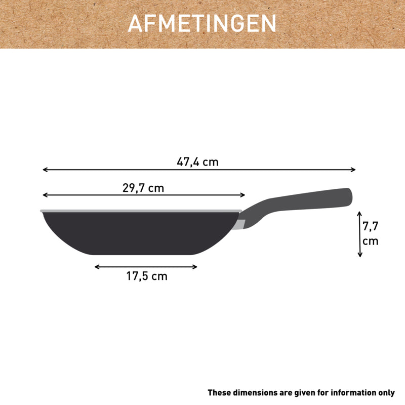 Afbeelding laden in galerijviewer, Tefal tefal c42619 renewal keramische wokpan 28 cm