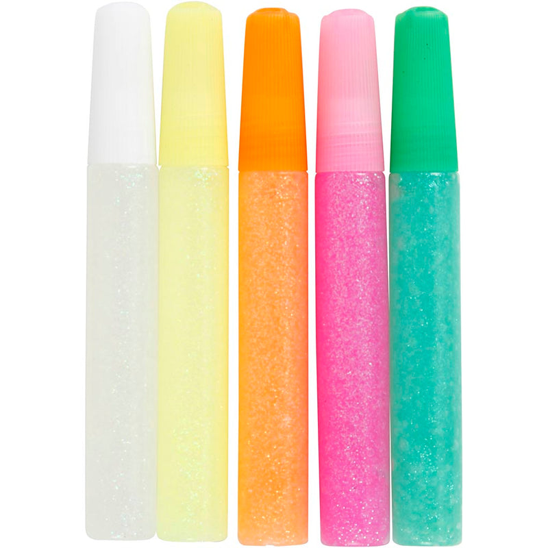Afbeelding laden in galerijviewer, Https: www.cchobby.nl glitterlijm-pastelkleuren-5x10-ml-1-doos