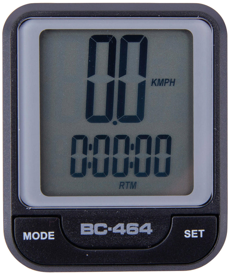 Afbeelding laden in galerijviewer, Contec fietscomputer cbc-464 ct computer cbc-464 wire, black coolgrey
