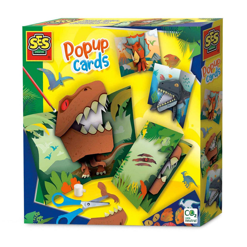 Afbeelding laden in galerijviewer, SES Pop-up Kaarten Dino's