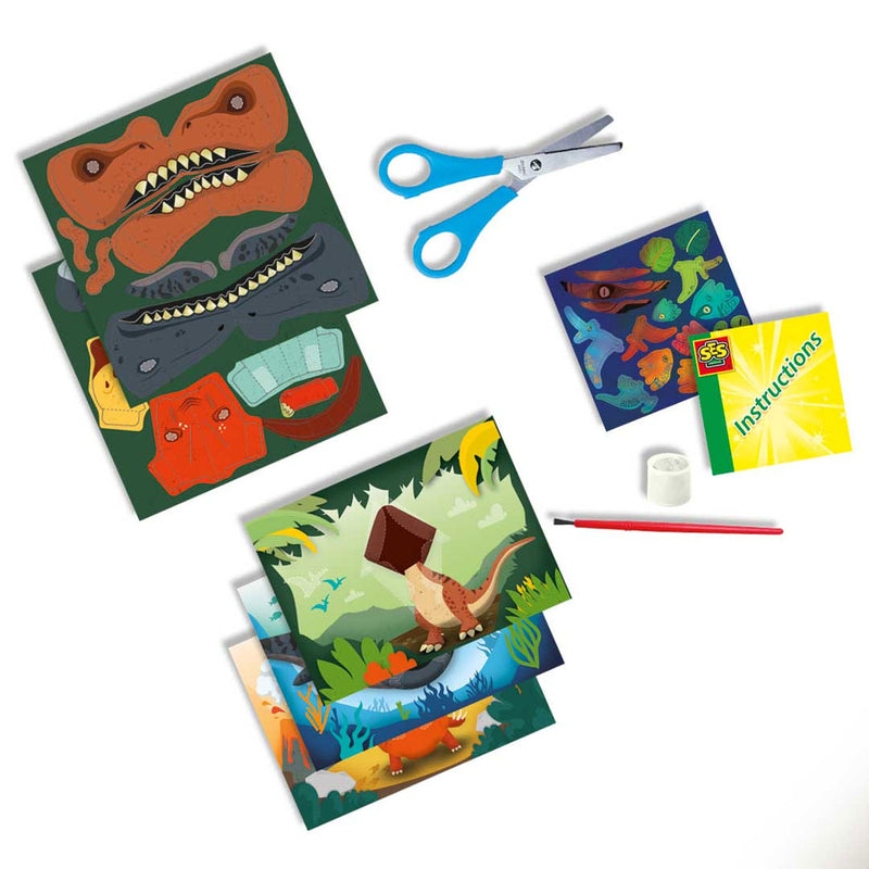 Afbeelding laden in galerijviewer, SES Pop-up Kaarten Dino's