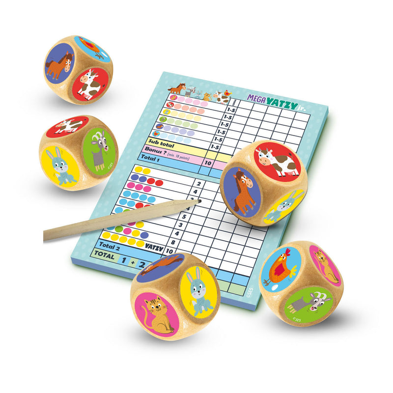 Afbeelding laden in galerijviewer, SES Mega Yatzy Junior Kinderbordspel