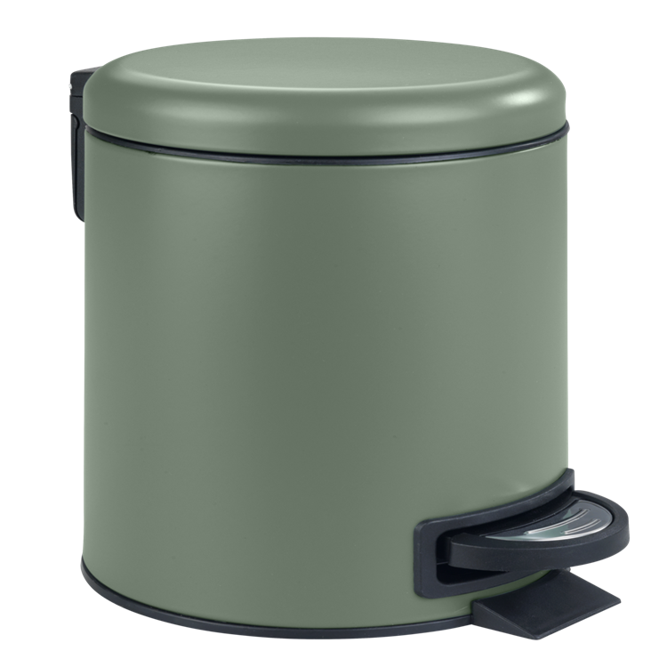 Afbeelding laden in galerijviewer, Wenko 1069576 - afvalemmer leman 3l donkergr. | 1 stuks
