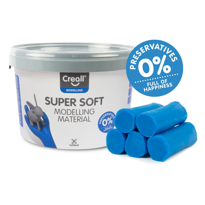 Afbeelding laden in galerijviewer, Creall supersoft klei blauw, 1750gr.