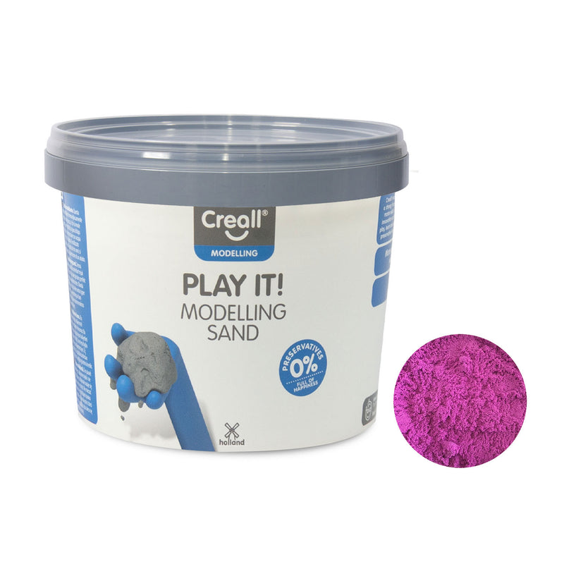 Afbeelding laden in galerijviewer, Creall play it speelzand paars, 750gr.