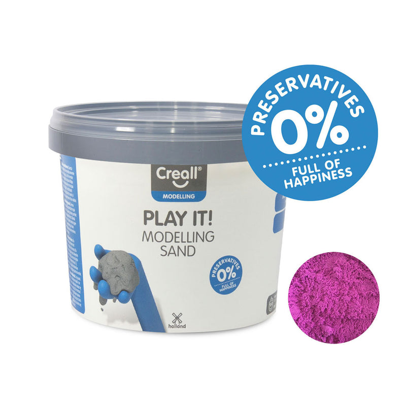 Afbeelding laden in galerijviewer, Creall play it speelzand paars, 750gr.