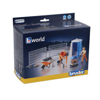 Afbeelding laden in galerijviewer, Bruder bworld - bouwset - betonmolen en dixie