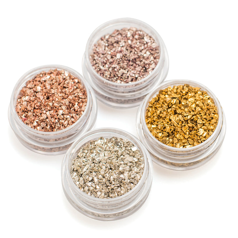 Afbeelding laden in galerijviewer, Color pour • resin crystal flakes naturals
