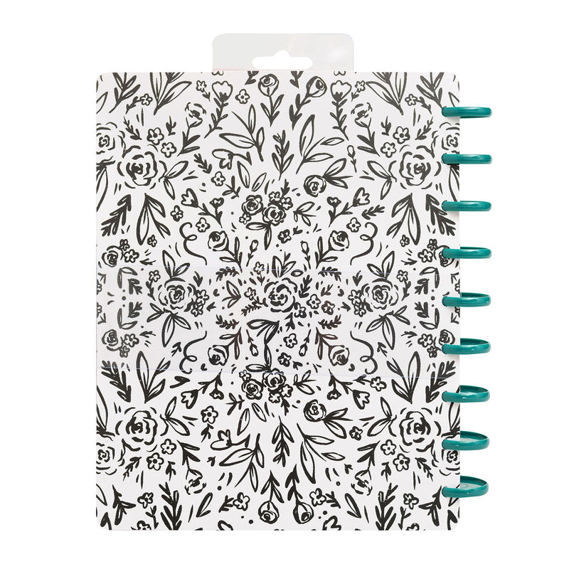 Afbeelding laden in galerijviewer, Crate paper • day-to-day dashboard planner black and white floral