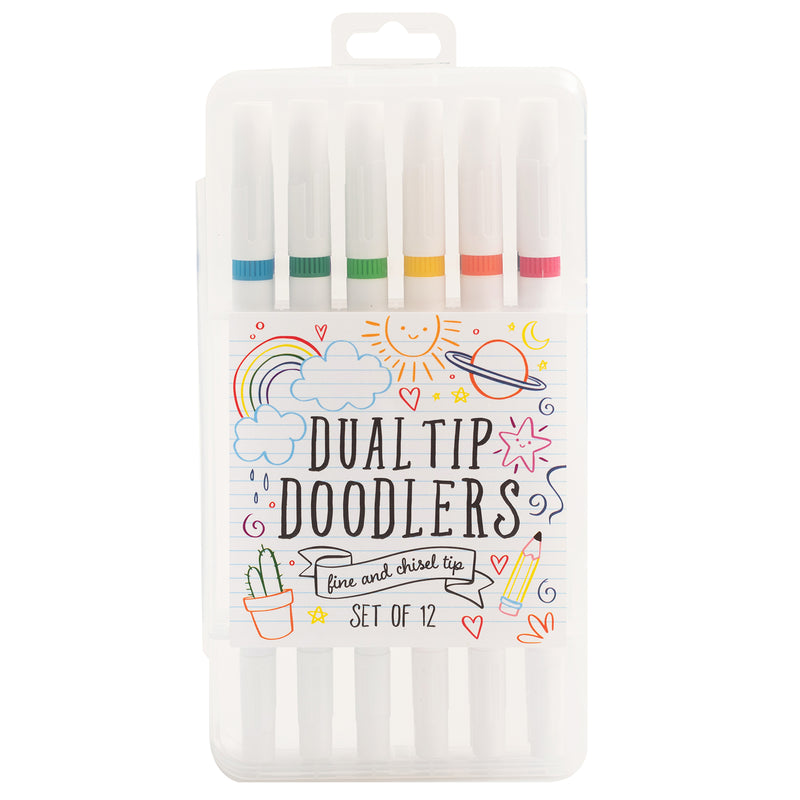 Afbeelding laden in galerijviewer, American crafts • marker set dual tip doodlers chisel fine