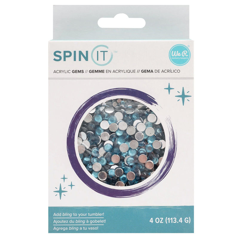 Afbeelding laden in galerijviewer, We r makers • spin it rhinestone denim