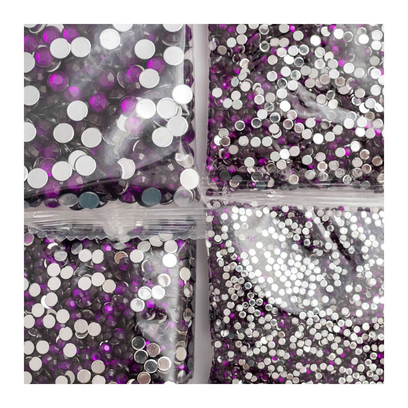 Afbeelding laden in galerijviewer, We r makers • spin it rhinestone plum