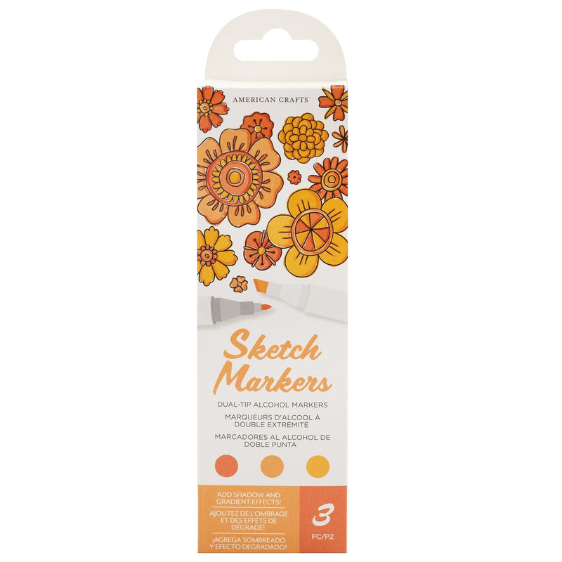 Afbeelding laden in galerijviewer, American crafts • sketch markers dual tip sun kissed