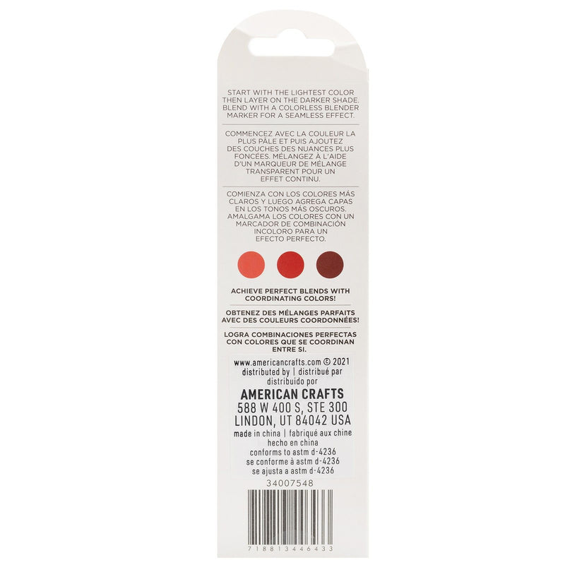 Afbeelding laden in galerijviewer, American crafts • sketch markers dual tip cherry