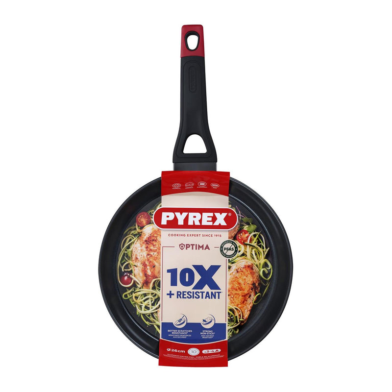 Afbeelding laden in galerijviewer, Pyrex optima+ koekenpan ø26cm voor o.a. inductie