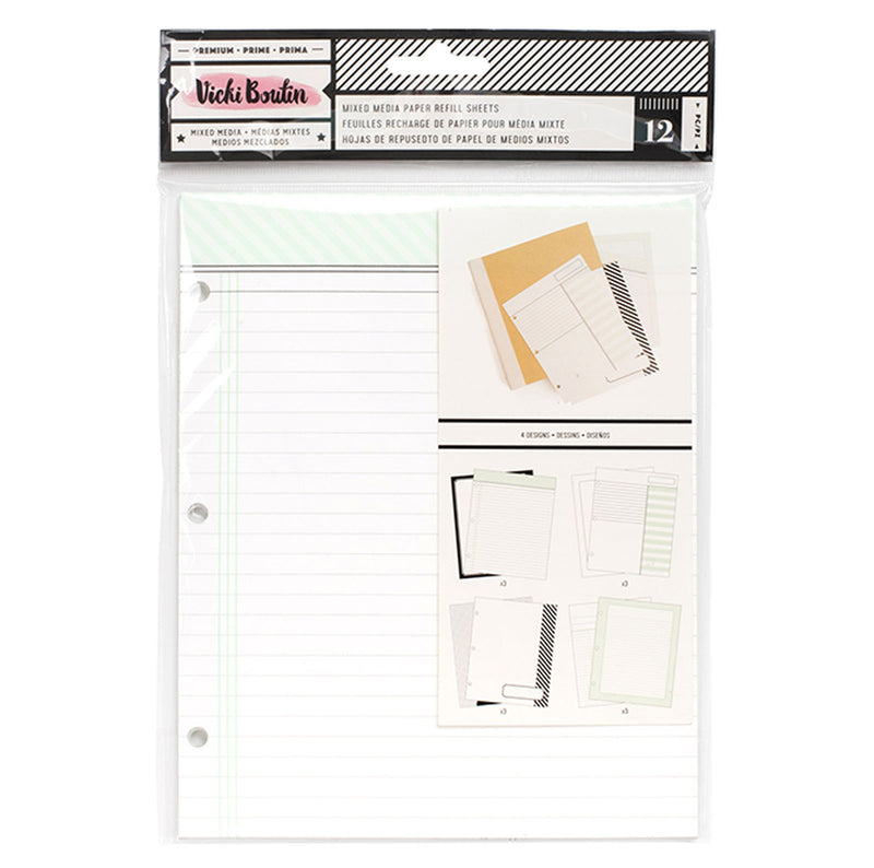 Afbeelding laden in galerijviewer, Vicki boutin • printed refill papers 12pcs