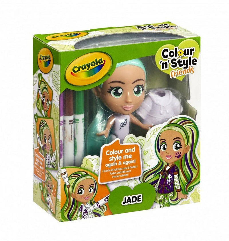 Afbeelding laden in galerijviewer, Crayola Colour n Style Friends Inkleuren Jade