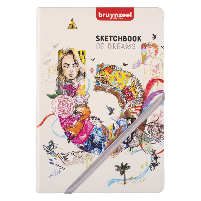 Afbeelding laden in galerijviewer, Bruynzeel creatives schets notitieboek a5 140 g m 80 vellen