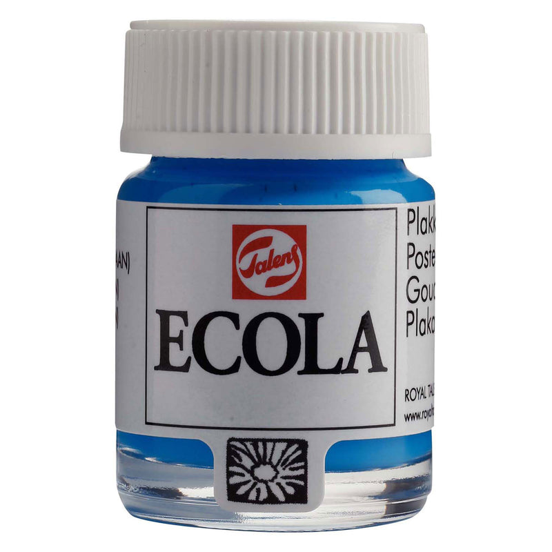 Afbeelding laden in galerijviewer, Bruynzeel ecola plakkaatverf fles 16ml lichtblauw 501