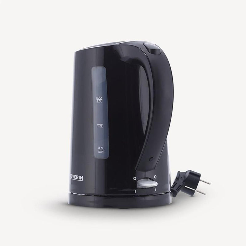 Afbeelding laden in galerijviewer, Severin wk3498 waterkoker zwart 1,5l 2200w